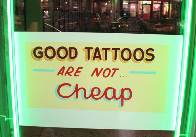 good tattoos not cheap