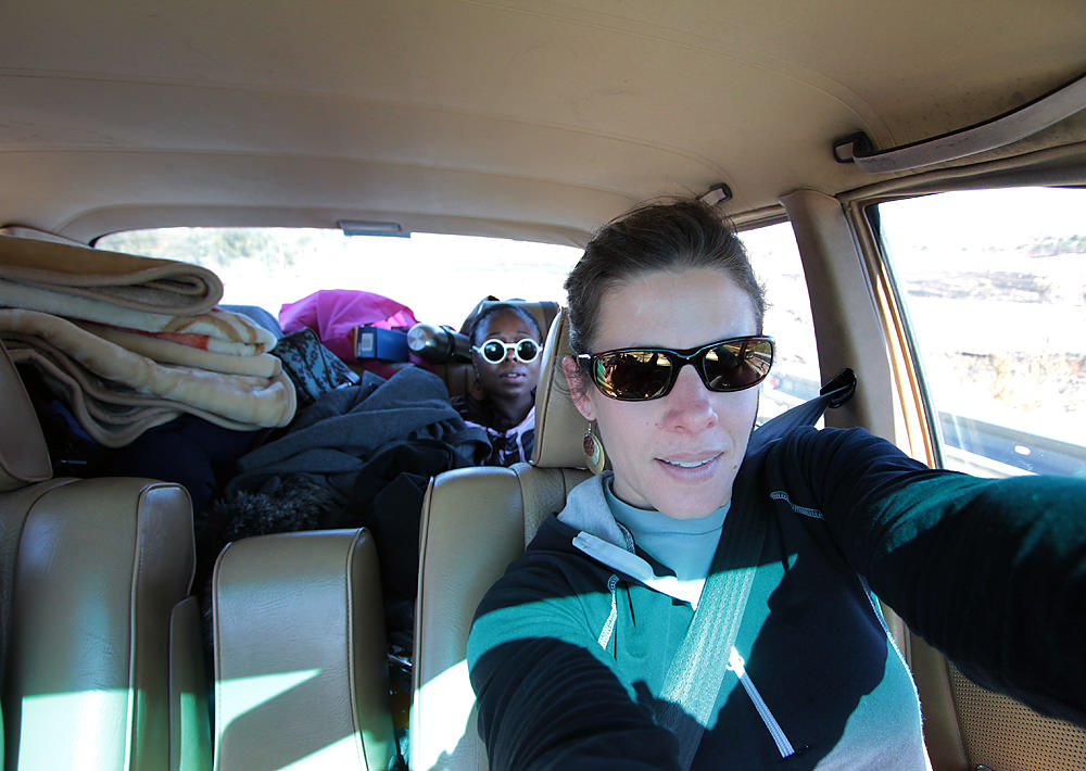 01 in car sm In the car on the way to OppiKoppi