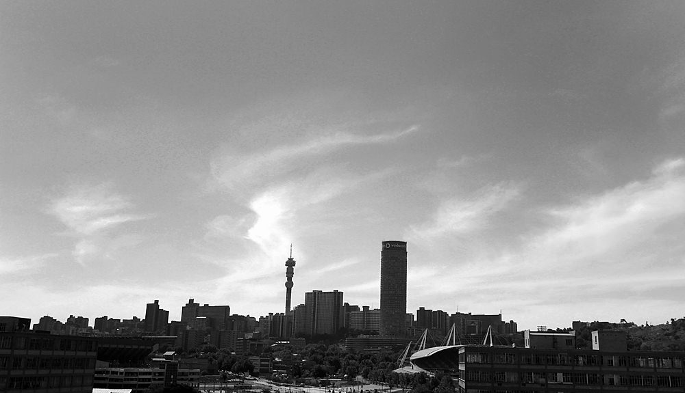 02 towers from troyeville hotel bw sm