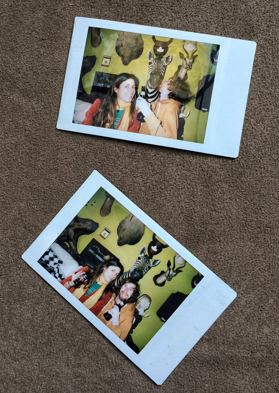 Heather and Ray at the Zebra Inn