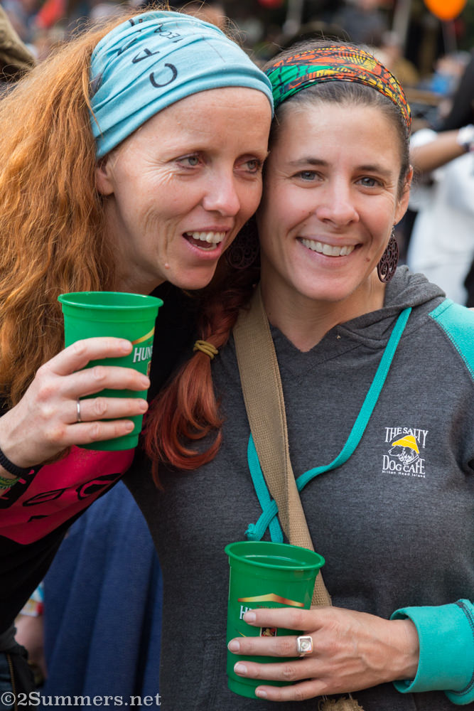 Ruth and Heather at Bushfire