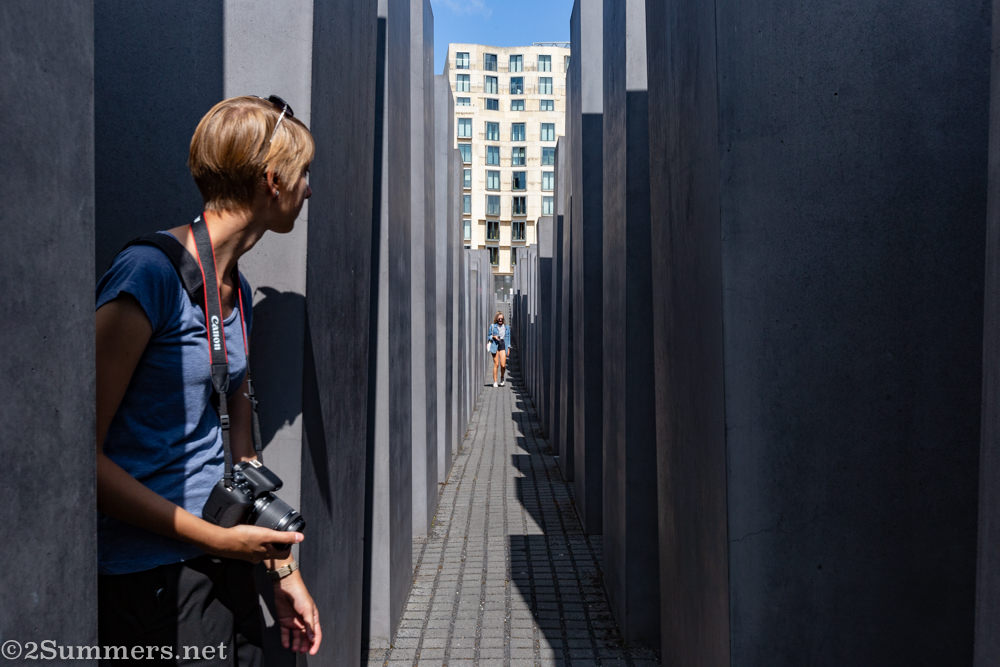 Photographer in Murdered Jews Memorial