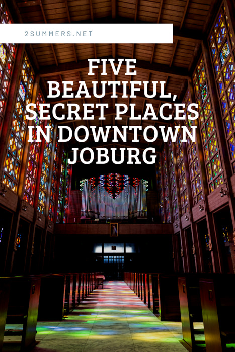 In tourism circles, Joburg is not generally considered a "beautiful" city. But the beauty is there -- you just need to find it. Here are five places to look.
