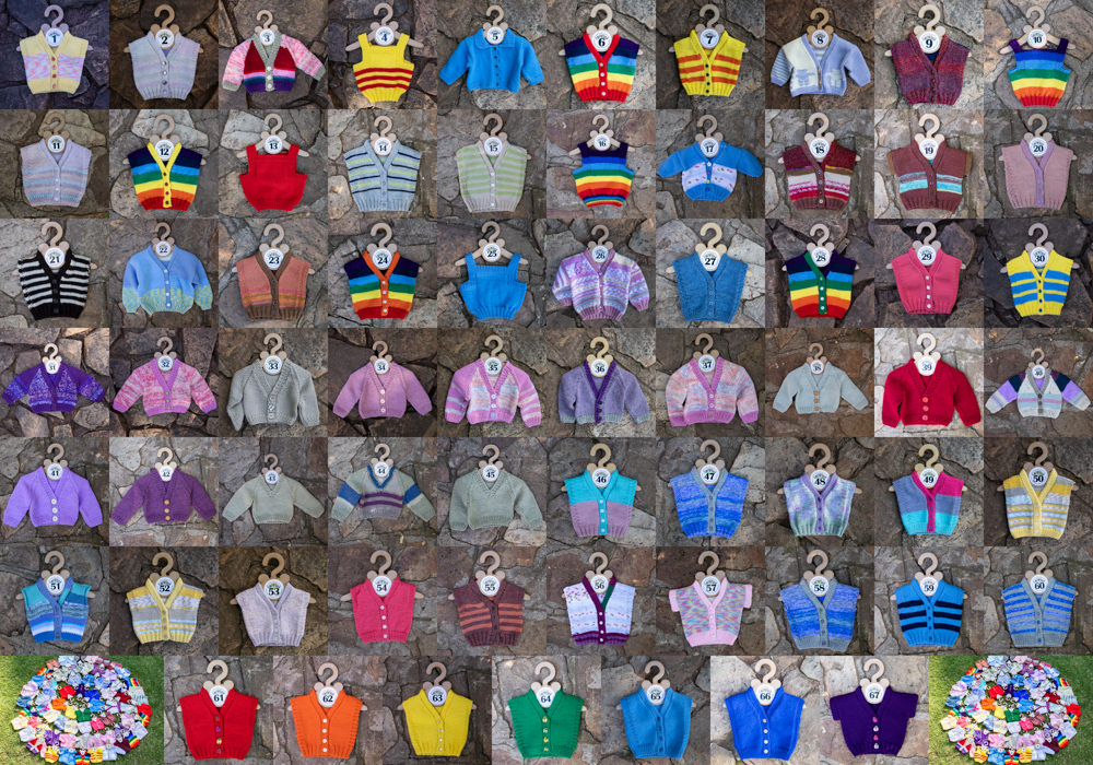 Sculptures and Tiny Sweaters for Nelson Mandela Day