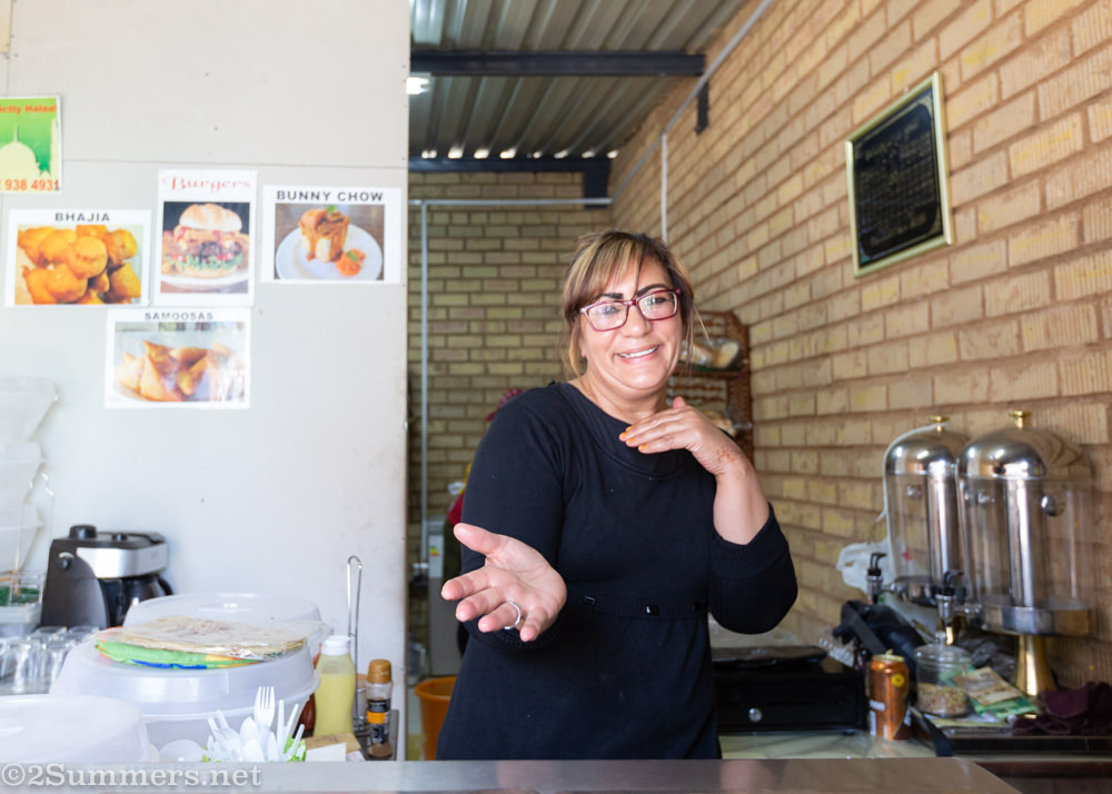 Shireen, Cape Malay cook in China City