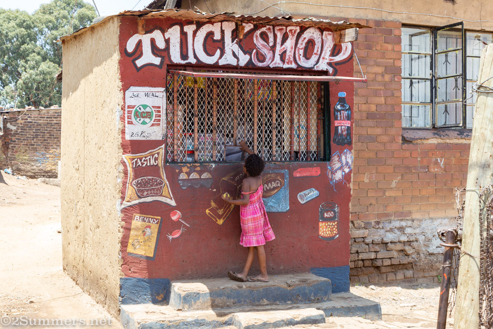 Tuck shop in Kliptown