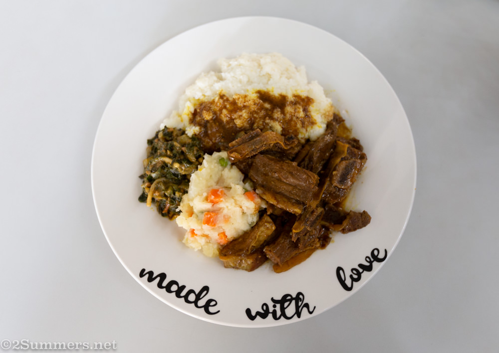 Lunch at Aggies in Jabavu, Soweto.