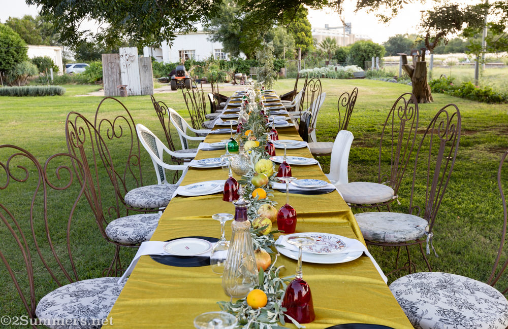 Dining table at De Oude Huize