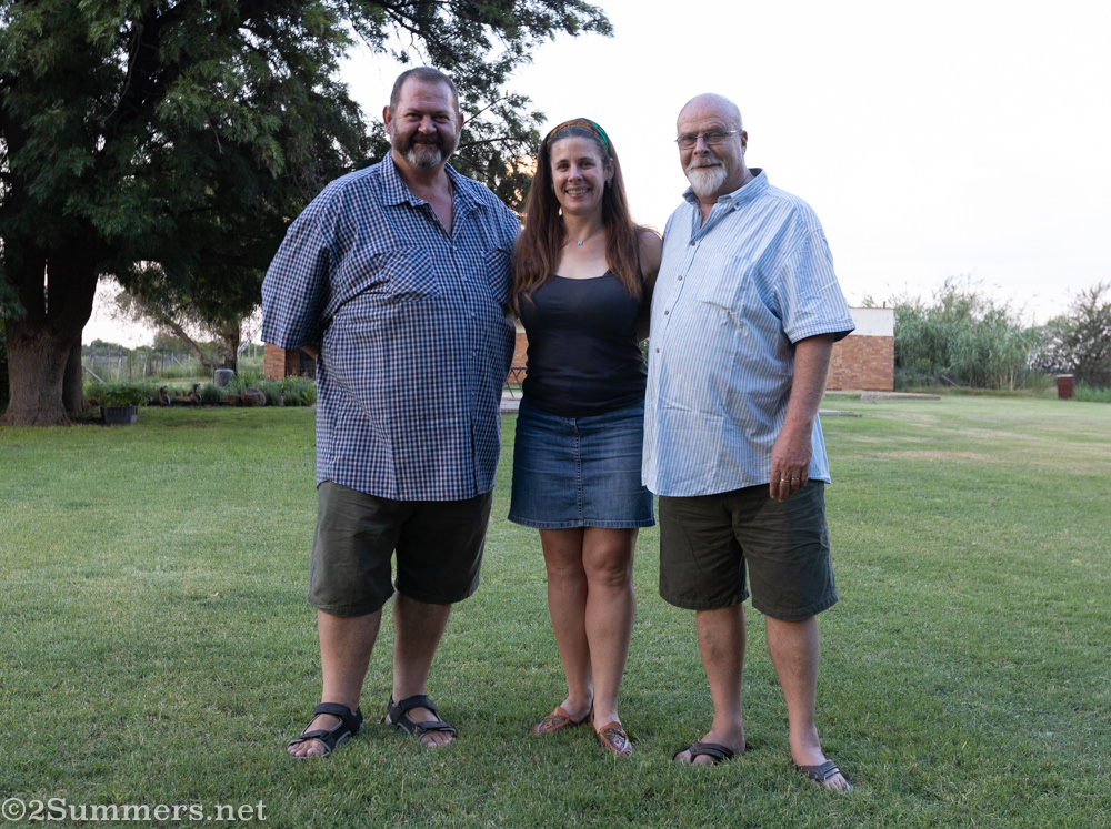 Heather with Patrick and Hercules
