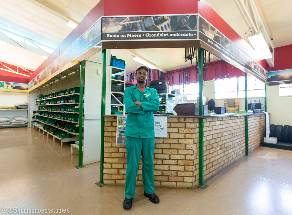 Ronald Thabeng at the co-op