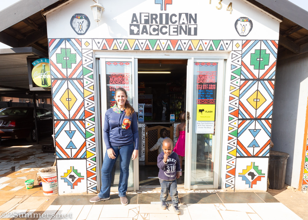 Heather at African Accent in Katlehong