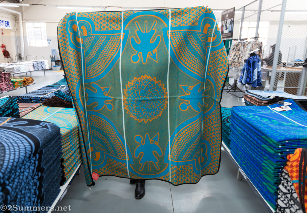 Spiral aloe Basotho blanket