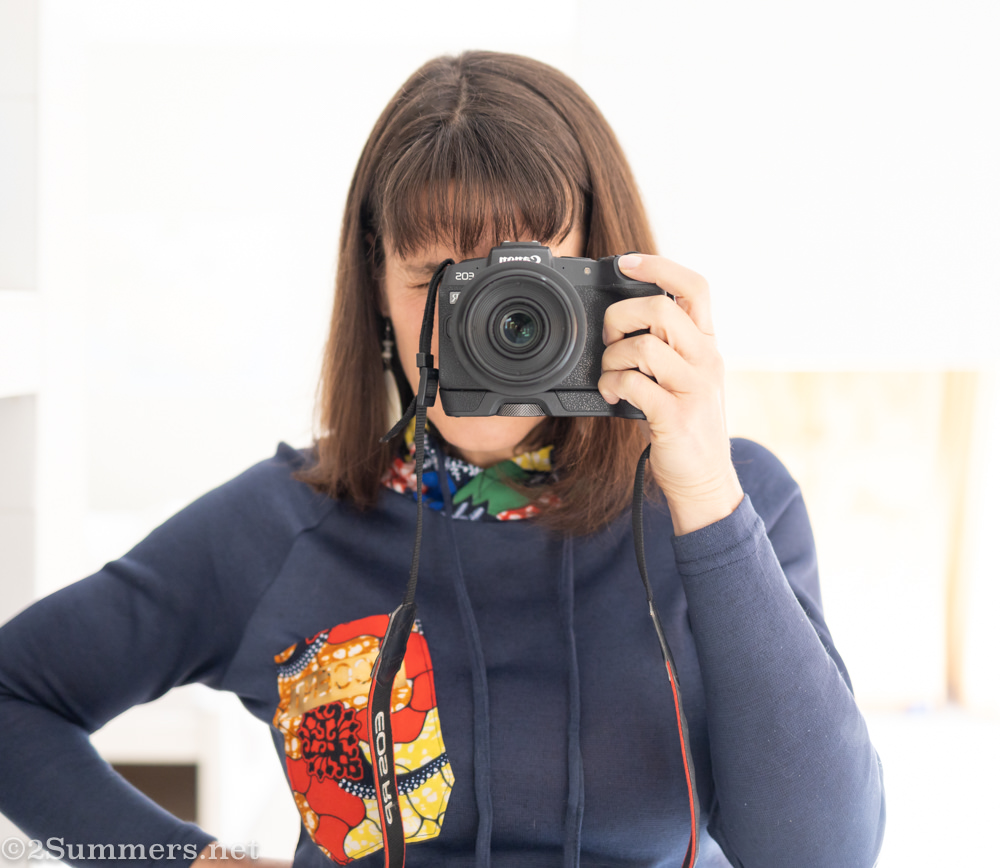 Heather with her camera