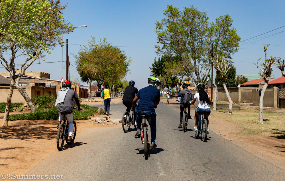 Cycling in Soweto
