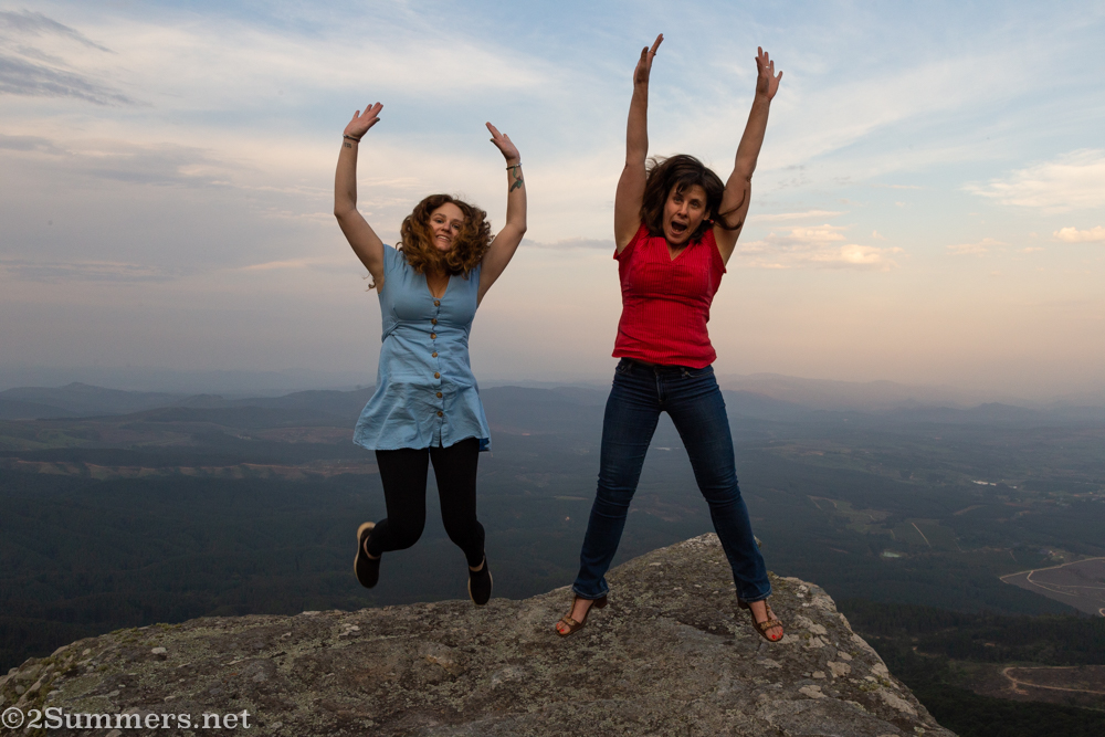 Jumpstagram on the escarpment