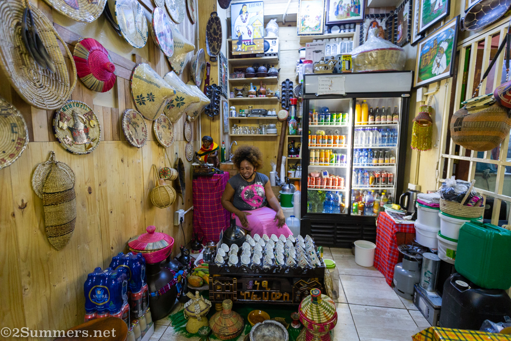 Coffee shop in Little Addis