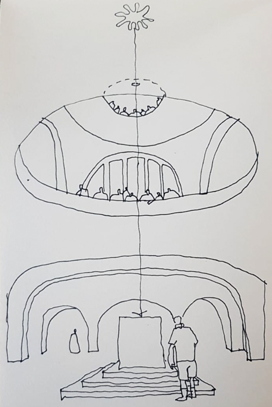 Thorsten sketch of Voortrekker Monument