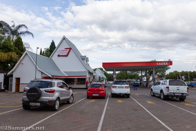 The Lollipop Roadhouse and Caltex garage
