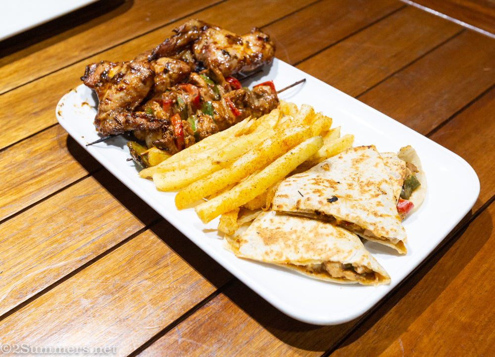 Chicken platter for two at Chilli Pepper
