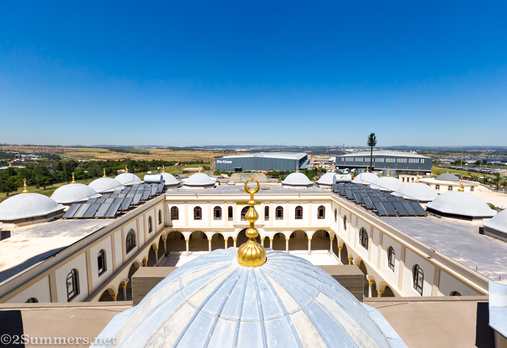 View of Midrand from the top of the mosque