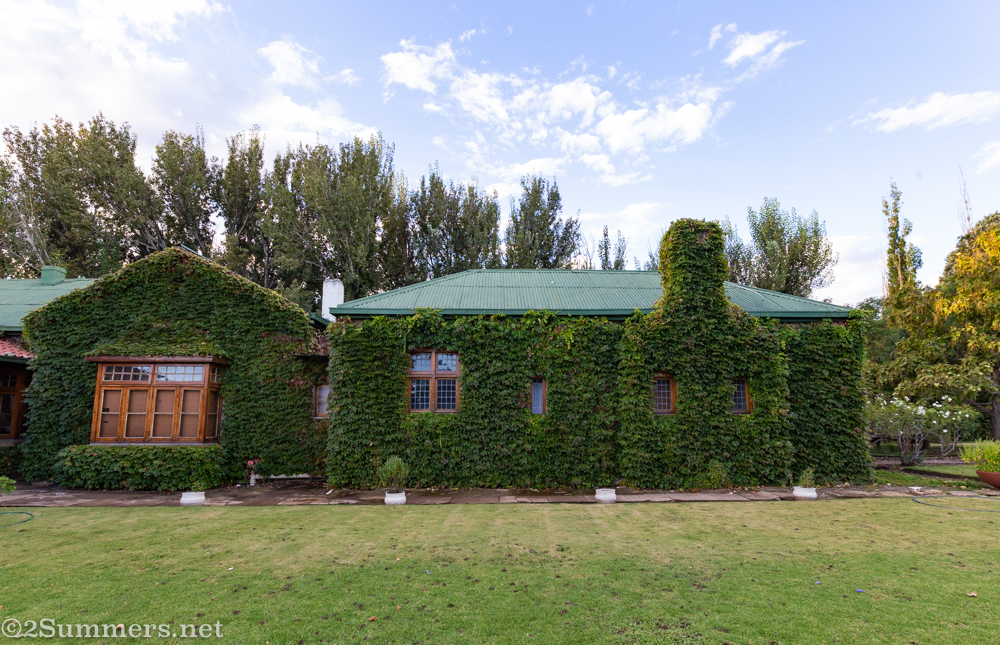 The outside of the Fraser Room at the Lord Fraser Guest House