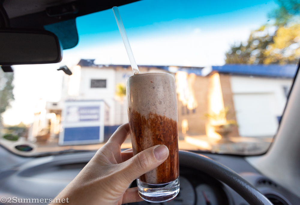 Bar One milkshake from Uncle Harry's