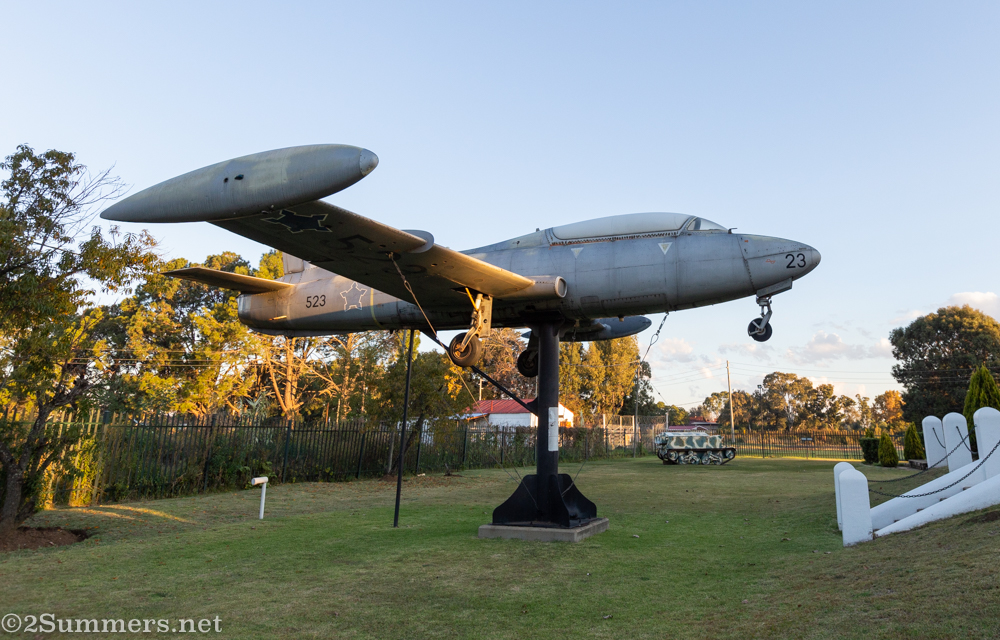 Military memorial next to Uncle Harry's in Randfontein