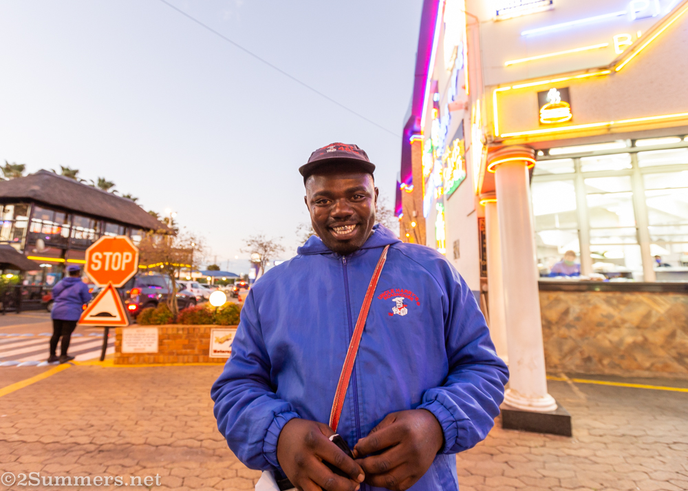 Johnson, a waiter at Uncle Harry's