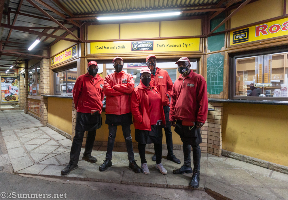 Staff at the Burger Box