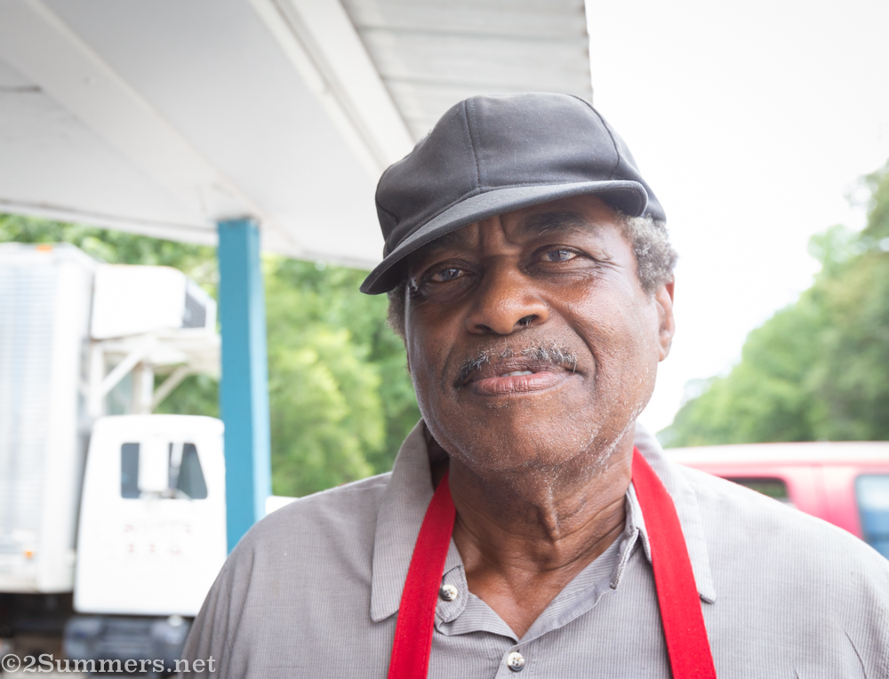 Thomas from the smokehouse at Scott's