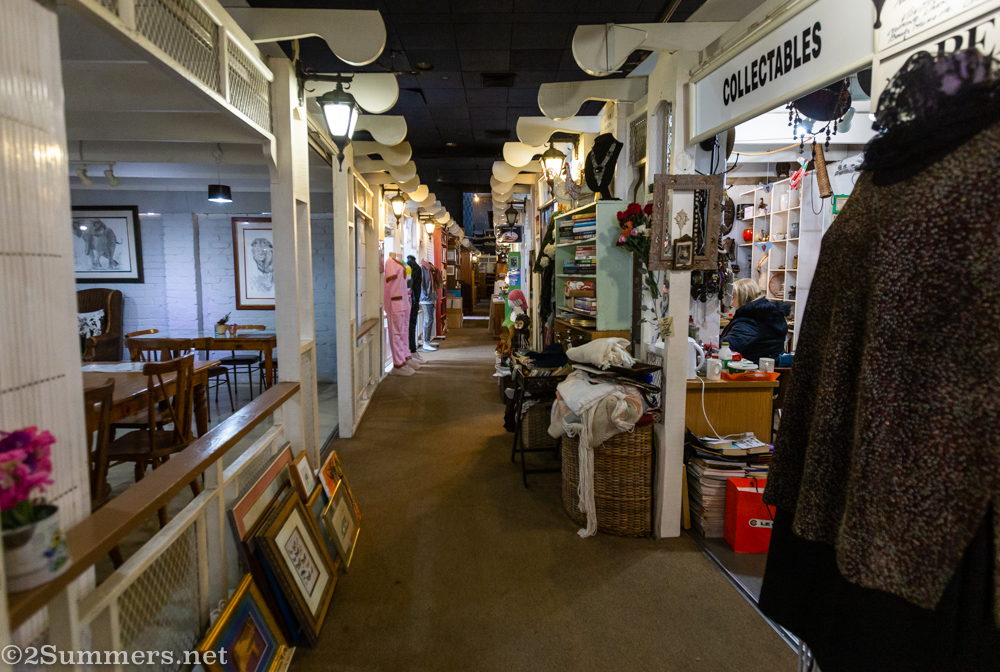 Hallway inside the Old Lake Market