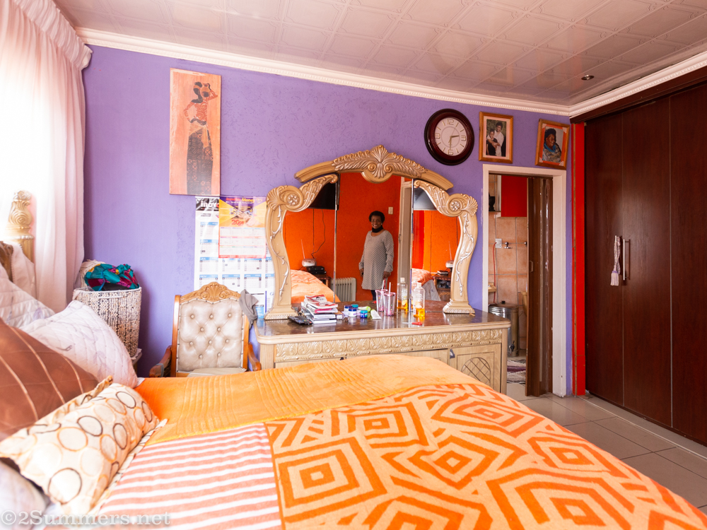 Colorful bedroom in Diepkloof