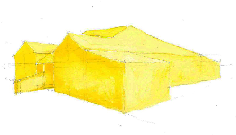 Thorsten's watercolor of Brixton semi