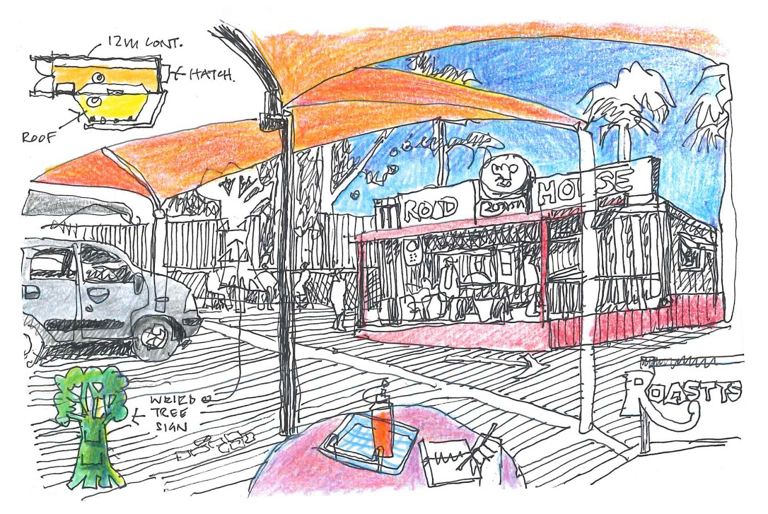 Thorsten sketch of Roasty's