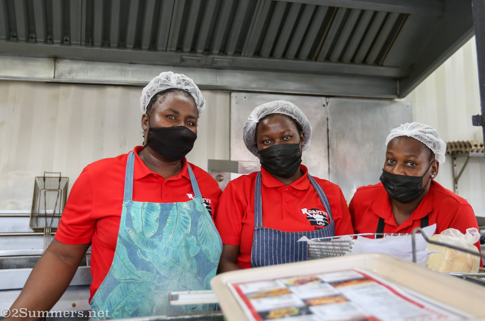 Kitchen staff at Roasty's