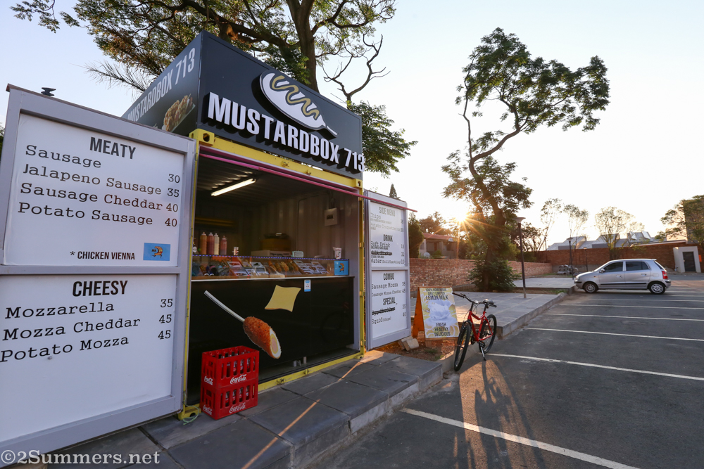 Mustardbox at sunset