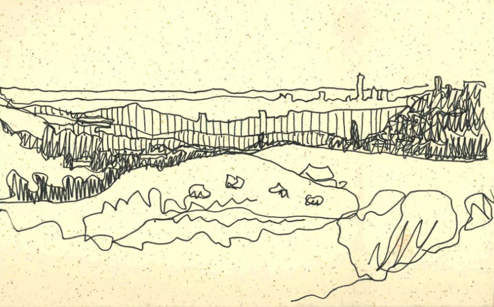 Thorsten's sketch of Kloofendal