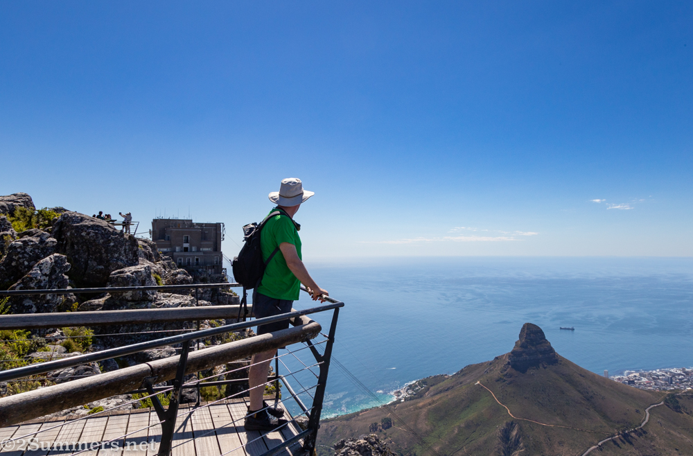 Thorsten at the top of Table Mountain