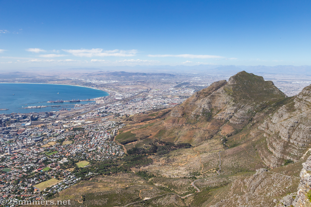 View of Cape Town from Table Mountain