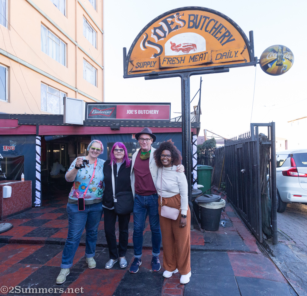 Tour group at Joe's Butchery