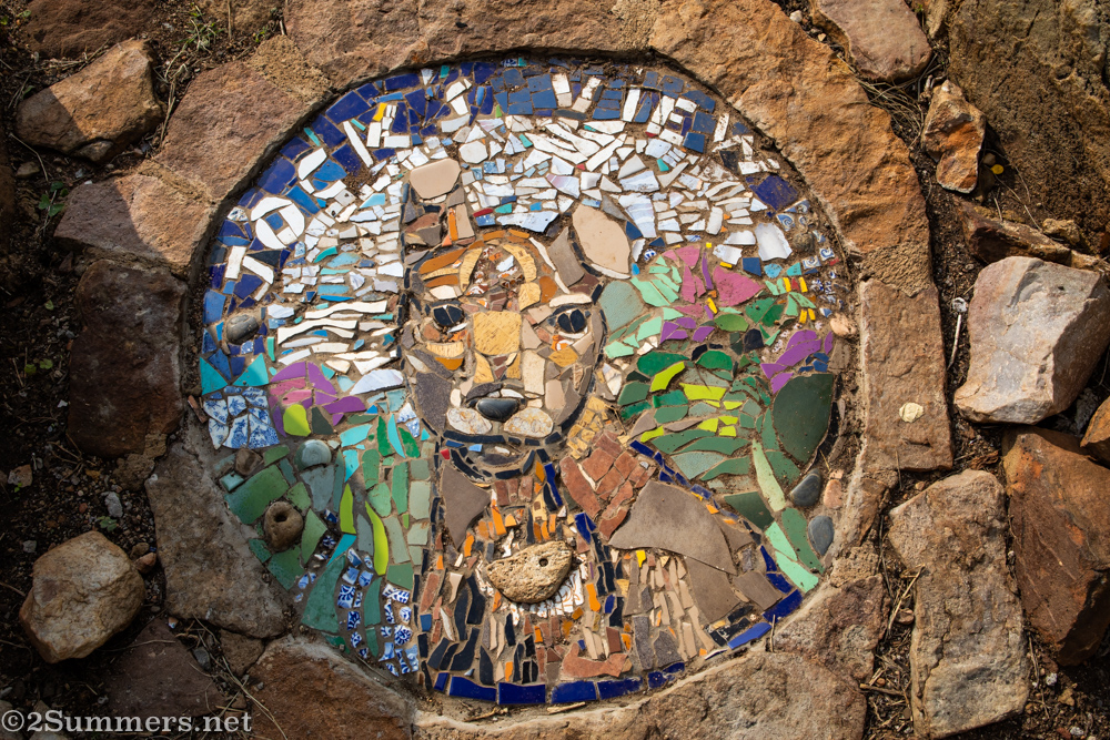 Andrew Lindsay mosaic, Jock's View, in the Wilds