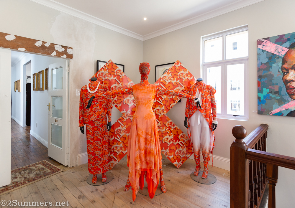 David Tlale display outside his studio