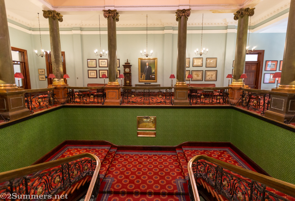 The Rand Club's staircase