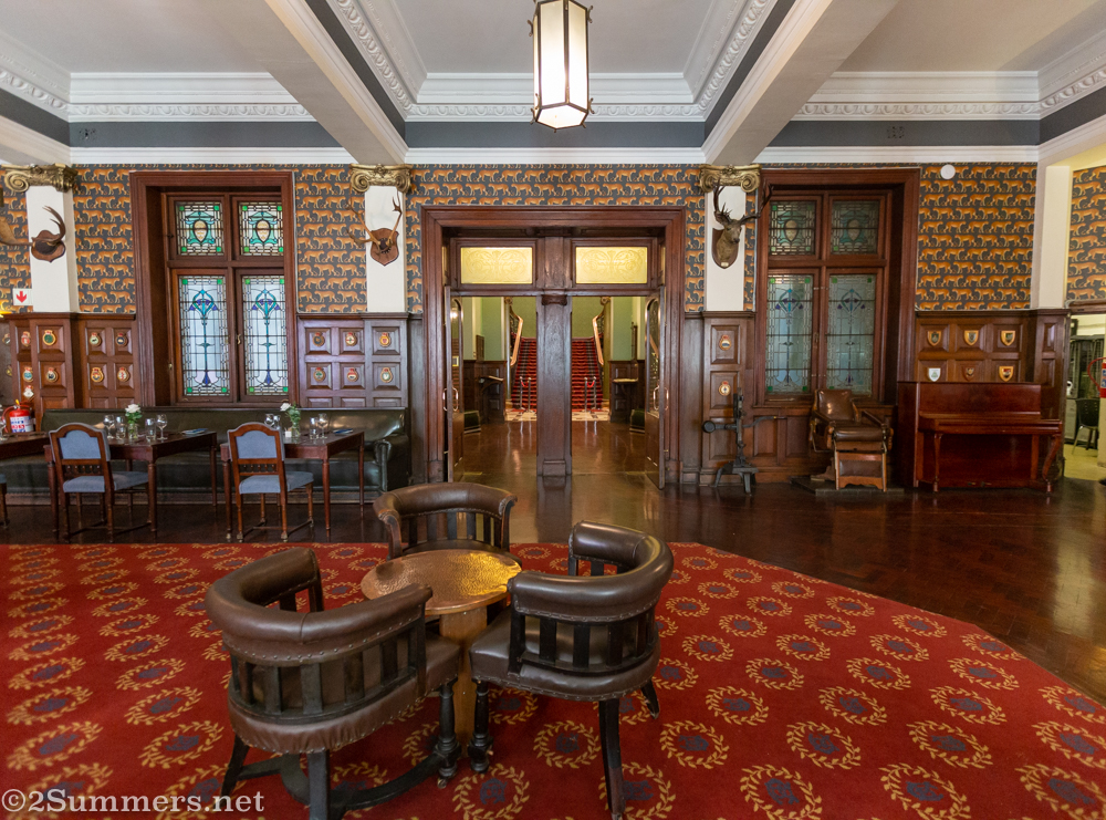 Rand Club's dining room