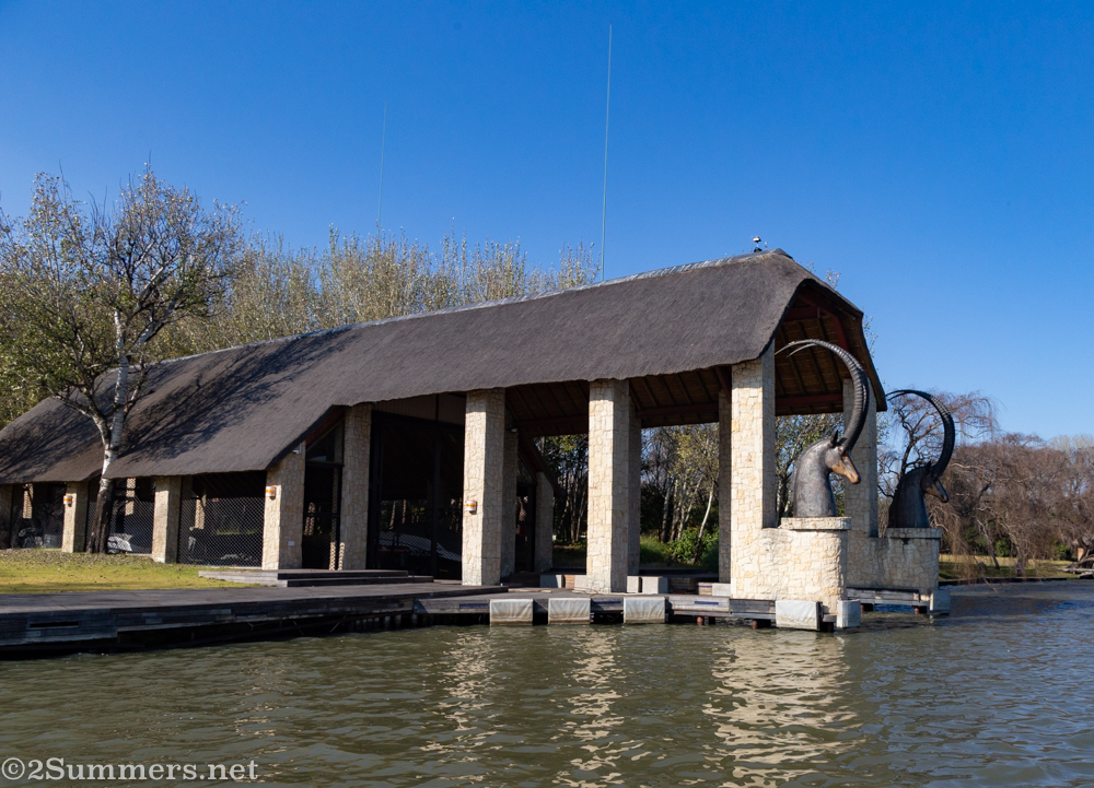 Ugly Vaal boathouse
