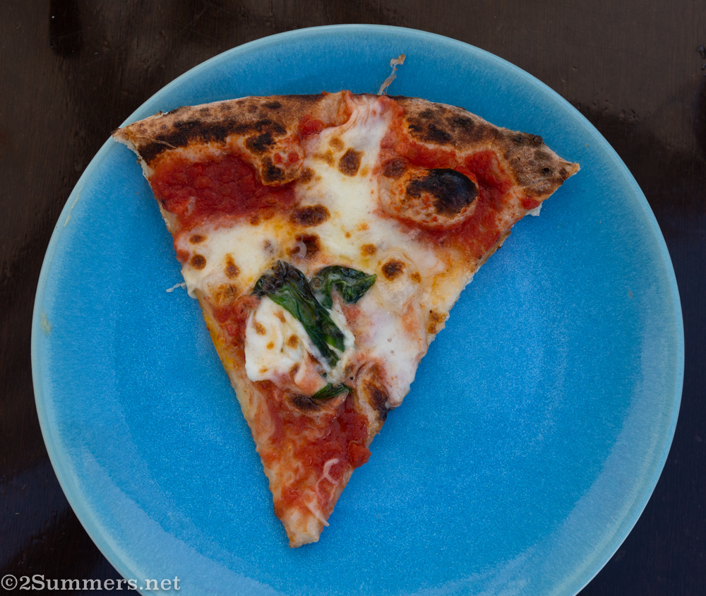 Margherita pizza from Sette Bello