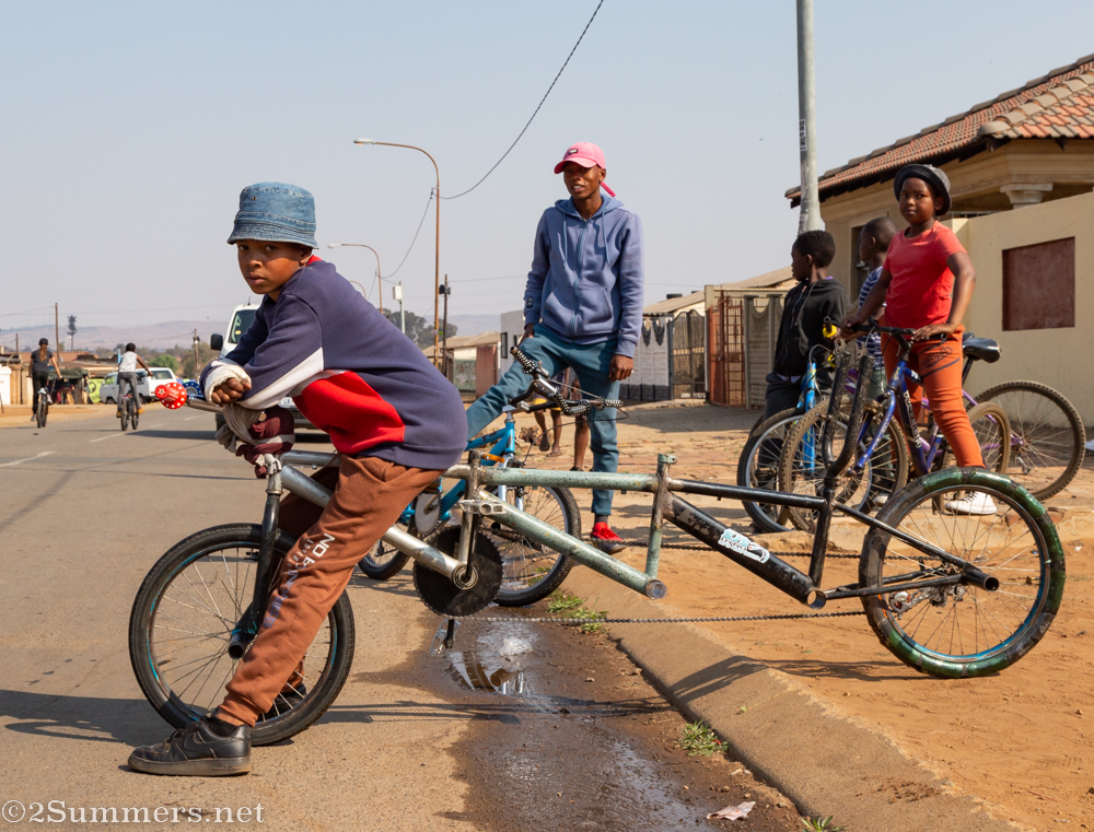 Spinning Bicycles in Soweto