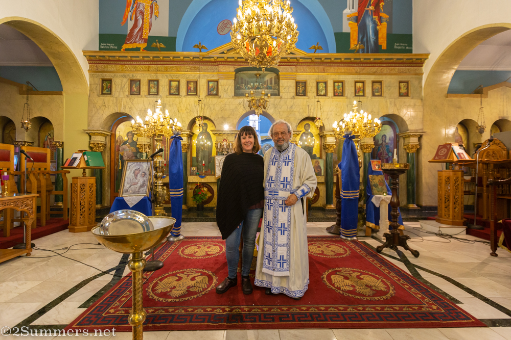 Heather and Father George