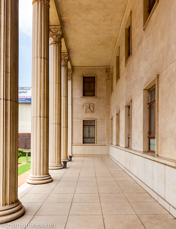 Columns at the Freemasons' Hall
