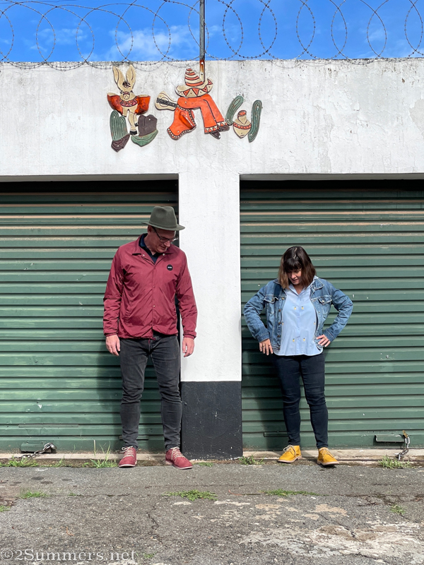 Heather and Thorsten vellies